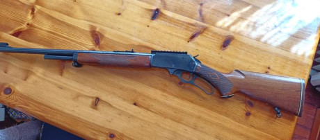 Un amigo que no se lleva con esto de la comunicación telemática vende su Marlin 444.
Lo compró hace poco, 01