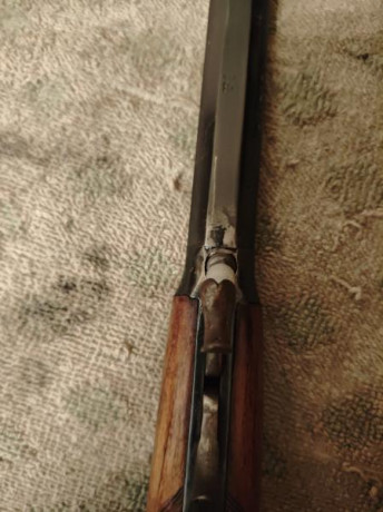 Pistola Underhammer de Arsa, calibre 41, modelo luxe con decoraciones en cañón y cachas decoradas para 12