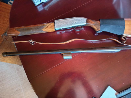 Se vende escopeta repetidora marca Beretta modelo 302,está bastante bien cuidada ,tiene señales del paso 00