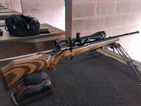 se vende por no usar rifle  visor y accesorios de recarga que incluye days redding de cuello ,93 vainas 00