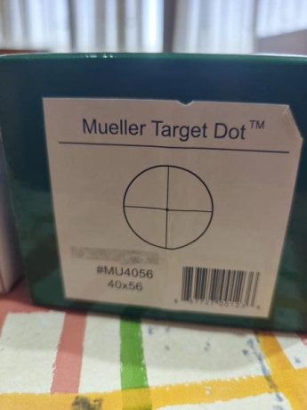 Lamentablemente se pone en venta visor Mueller 40x56
Impoluto recién comprado a un amigo.
Venta por abandono 00
