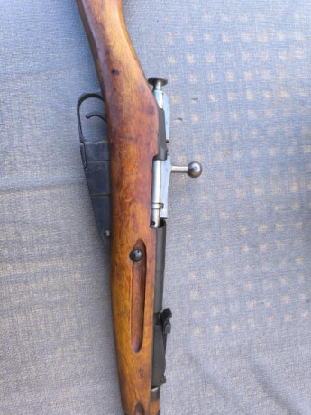 Se vende mosin nagant 1891, INUTILIZADO. cañon taladrado, recamara soldada, cerrojo inutilizado. El estado 02