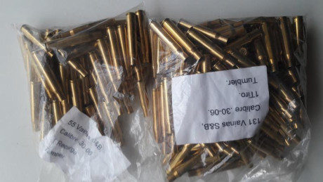 Vendo 180 vainas S&B 30-06 Springfield disparadas una vez.

 Precio: 75 €. 

TFNO……: 657 77 37 16 00