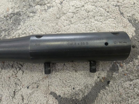 Vendo cañon para blaser r8 en 8x68S con magnaport, incluyo cargador y cabezal.
No lleva elementos de punteria.
Se 31