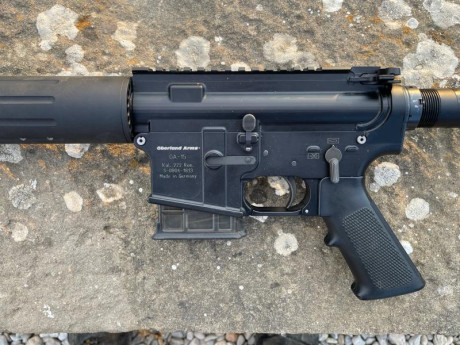 Vendo ar15, cal 222r, Oberlad esta en  muy buen estado, tambien tengo guardamanos y culata original.
Tambien 01