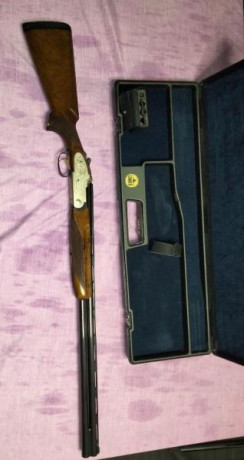 Para quien le interese una escopeta del 12 Lamber de plato cañones de 76cm ventilador. Espulsora de un 20