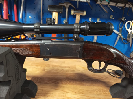 Hola por exceso de armas en mi armero, vendo mi Savage 99 en calibre Savage 250/3000.

El arma funciona 10