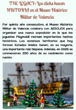 Buenas tardes a todos.

Otra forma de ver la Historia Militar. 

El próximo día 30 de abril, se inaugurará 01