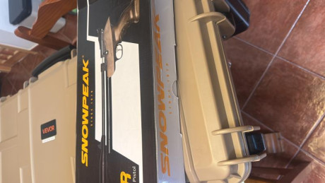 vendo pistola pcp Snowpeak PP800R en calibre 4,5 en su caja original , usada una sola vez cuando la compré..
Precio 02