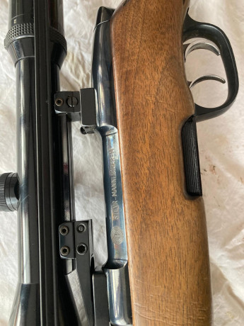 Vendo rifle Steyr Mannlicher-M calibre 30-06 Spr de cerrojo y gatillo con pelo y visor Swarovski Habicht 11