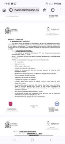 La Guardia Civil busca nueva pistola tras las Ramon israelíes: cambia los requisitos técnicos
Va a abrir 00