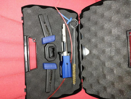 Vendo kit del 22lr de pistola Walther GSP 500. Tiene cuatro o cinco meses y usado sólo tres veces. Lo 01