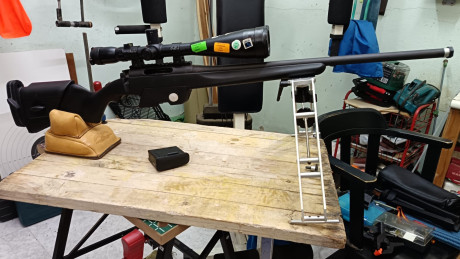 Buenas tardes, vendo rifle francotirador calibre 308, máxima calidad, con 1.200 disparos. Pido 1200 euros. 31