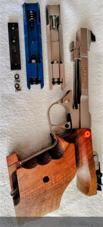 Buenas tardes. Pongo a la venta una pistola en cal. 22Lr Feinwerkbau AW93. Dispone de DOS dispositivos 02
