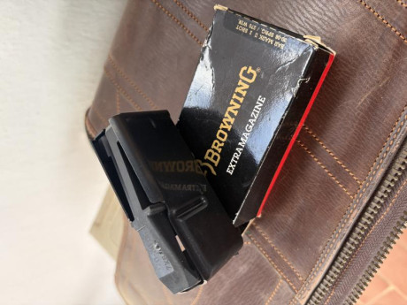 Browning Bar 2 calibre 30-06 prácticamente a estrenar. 
Monturas originales Apel y visor de montería Zeiss 02