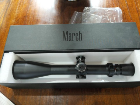 Hola
Se vende visor March-X Deon 10x-60x56
tubo de 34 mm
peso de tan solo 940 gramos
reticula MTR-1
precio 00