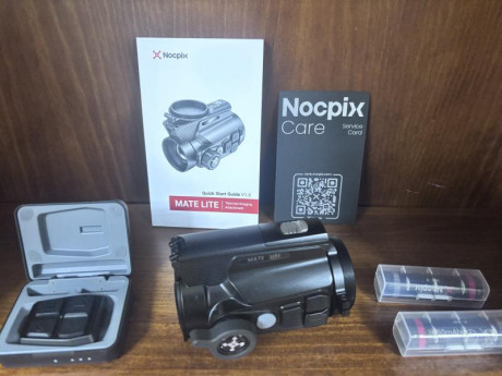 Monocular térmico acoplable Nocpix Mate lite 38,con sensor de 384x288px ,pantalla Amoled 1920x1080 px 00