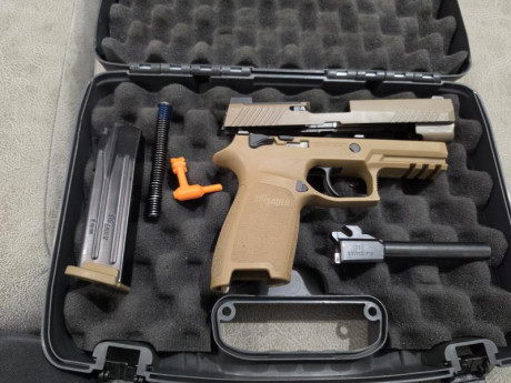 Se vende sig sauer m17 en buen estado, funcionando correctamente.
La pistola la compre por capricho y 01