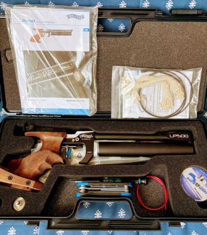 VENDO: Walther LP500 Blue Angel; pistola de aire comprimido de competición de alta gama (calibre 4,5 mm) 00