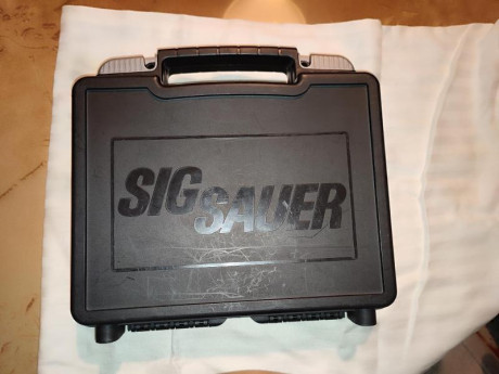SE VENDE PISTOLA SIG SAUER, MODELO P320, CON CAJA DE TRANSPORTE, FUNDA Y 3 CARGADORES.
SE PONE EN VENTA 02