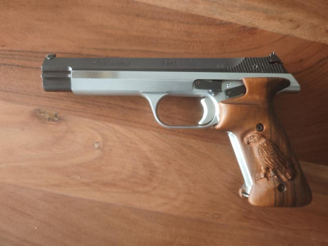 Se vende pistola Sig Hämmerli P240 en calibre 38WC. En perfecto estado tanto estético como funcional.
Guiada 00