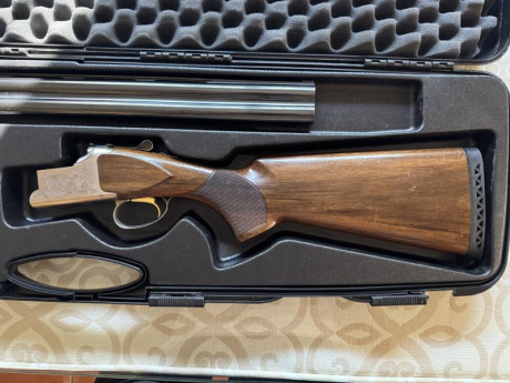 Por jubilación vendo esta escopeta. Con maletín original y choques.
Precio 900€.
Contacto por Whatsapp 01