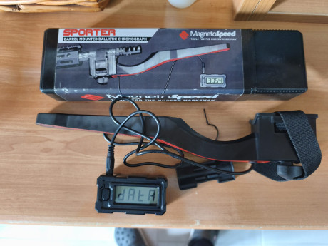 Vendo magnetospeed sporter muy poco uso, como nuevo. 240 eruros con portes incluidos.
Saludos 00