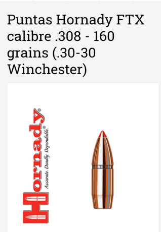 Me ronda la cabeza la posibilidad de cambiar las puntas a las Remington Core Look RN de 170 por las Hornady 00