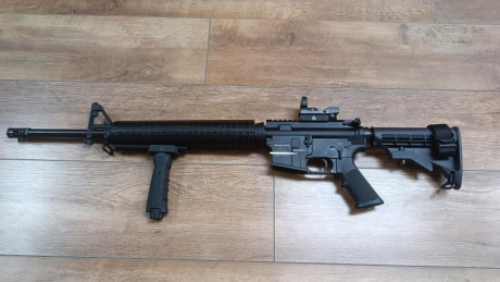Vendo precioso rifle Oberland Arms modelo OA-15, del calibre 222 REM. Está impoluto,como se puede ver 02