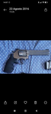 Vendo revolver Smith & Wesson calibre 22 lr. 6"
Super preciso,empuñadura semianatomica
Una joya 00