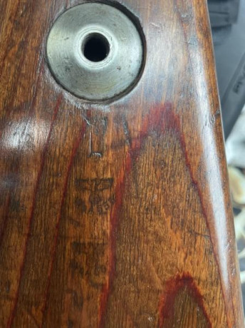 Buenos días a todos:

        Recientemente pude recoger en mi IA; un Mauser K98 con código 27 de fabricación, 30