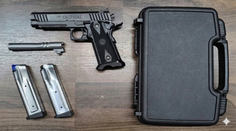 Vendo STI Tactical del 40 S&W con cañón adicional del 9 parabellum.
Maletín y un cargador para cada 00
