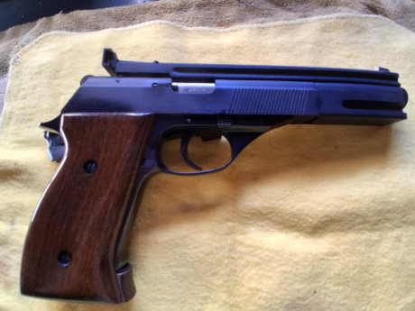 Hola. 
Vendo pistola semiautomática ASTRA TS 22. Calibre. 22Lr. Dos cargadores,manual y caja original. 20