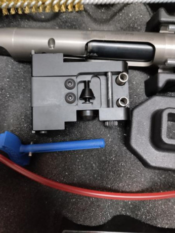Vendo Kit del 22lr para pistola GSP 500 Walther. Comprado nuevo el 20/11/2025. Usado muy poco ya que utilizo 02