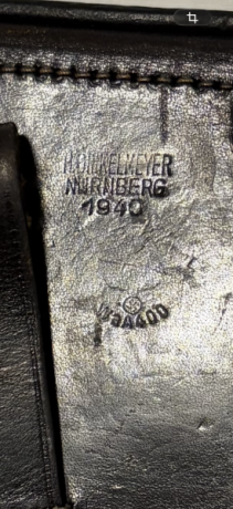 Se vende esta funda de 1940 para CZ38 (denominación alemana P39t, incluyo descripción y foto) que es muy 12
