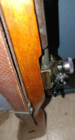 Fusil de cerrojo mauser 98K, recamarado al 308 W, preparado para tiro de precisión con túnel y diopter, 01