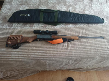 Rifle Browning Bar II calibre 338 w.m., con visor avistar 1,5 - 6 x 42, monturas desmontables, se entrega 02