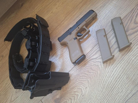 *SE VENDE:* 

 *Equipo Reestreno IPSC!!!* 

 *Pistola GLOCK 17 - 5 GEN,* armazón color coyote. NUEVA, 01