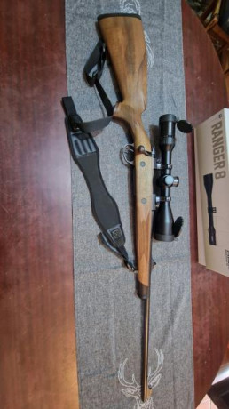 Sako 85 Bavarian en calibre 270wsm ,monturas originales Sako de tubo de 30 , Steiner Ranger X8 de 2-16x50 02