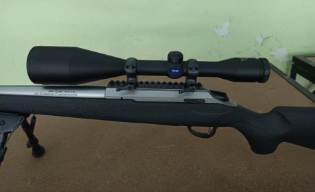Buenos días, 

Vendo Tikkka Polyfade del 6,5 Creedmoor en 1000€. Incluye carril picatinny de acero y cantonera 01