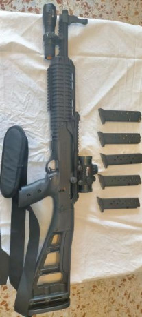 Hola a todos. Por no usar, pongo en venta carabina Hi Point calibre 9 mm pb, con muy pocos tiros. En vez 02