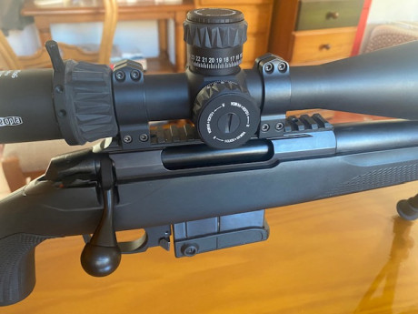Por usar pongo a la venta mi   Tikka T3 CTR en calibre 6,5 Creedmoor  . Tiene las siguientes características:

- 42