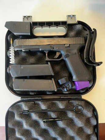 Vendo Glock 34 Gen 5 MOS con visor Shield Sights RMSx XL Lens 8 MOA y gatillo Glock Performance.

Todo 10