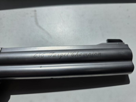 Hola.
Mi compañero vende esta maravilla de revolver.
Marca SMITH & WESSON
Modelo 686 TARGET CHAMPION
Calibre 11