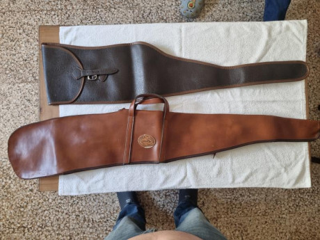 VENDIDO vende dos fundas de rifle sin visor una de 1M. De larga y prácticamente nueva y la otra de la 02