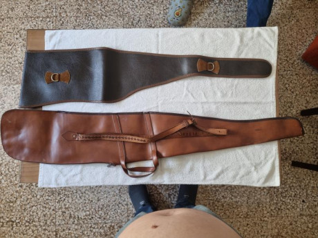 VENDIDO vende dos fundas de rifle sin visor una de 1M. De larga y prácticamente nueva y la otra de la 01