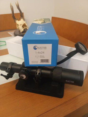 Vendo visor Avistar de batida 1-4x24 RI, nuevo,sin salir de casa. Con monturas desmontables. 
Está en 01