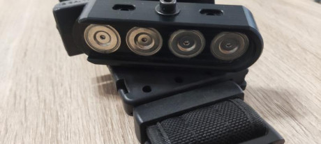 Pongo a la venta cinturón con portacarcuchos del calibre 12 de la prestigiosa marca CALIFORNIA COMPETITION 20