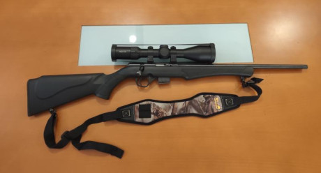 Amadeo Rossi 17 HMR, monturas Warne fijas, rosca homologada ,visor Avistar 2'5x10x50, se entrega con funda, 00
