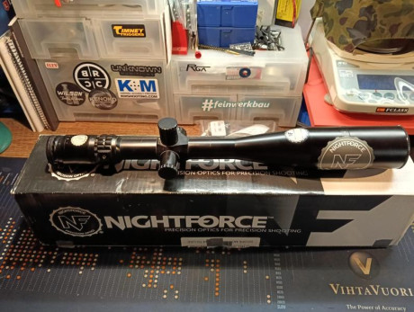 Se vende NIGHTFORCE COMPETITION 15-55x52 CTR-2 ZS con retícula de punto. 
Ideal para Mini F-Class y BR50.
 12